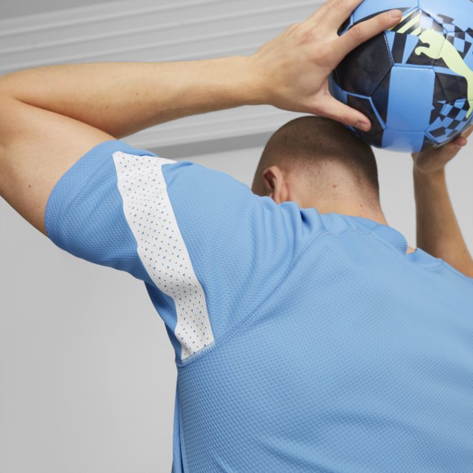 Puma På Salg Manchester City F.c. Fotball Treningsdrakt Herrelag Lys Blå-hvit