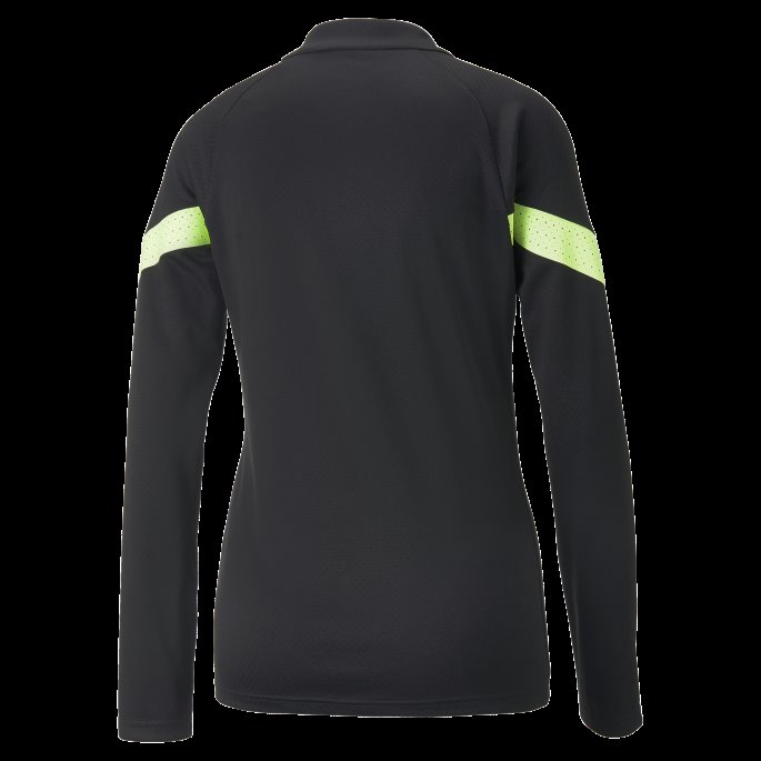 Manchester City F.c. Fotball Quarter-zip Trening Topp Kvinner Puma På Tilbud Black-fizzy Light