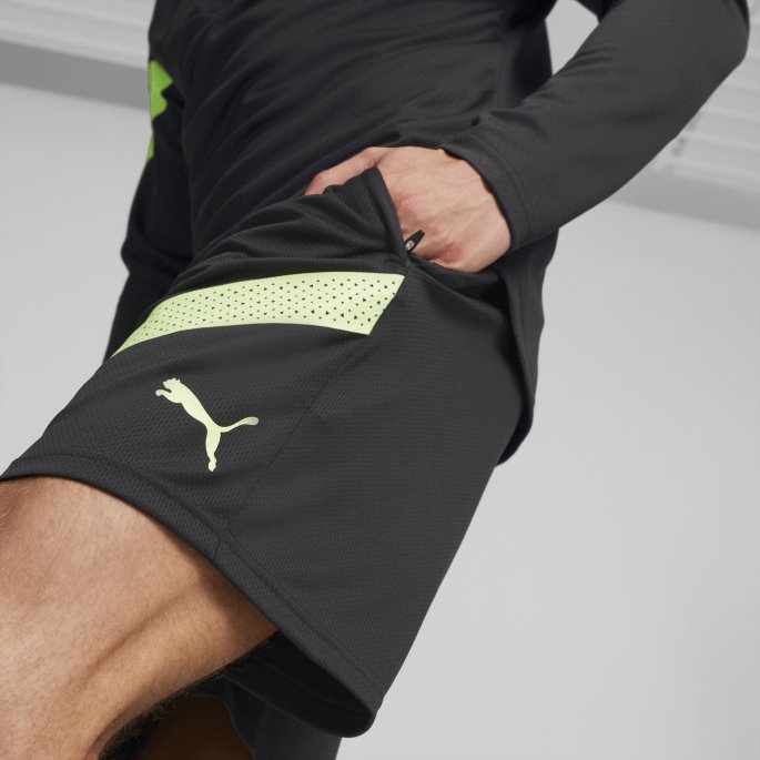 Manchester City F.c. Fotball Treningshorts Herre Black-fizzy Light Puma På Salg