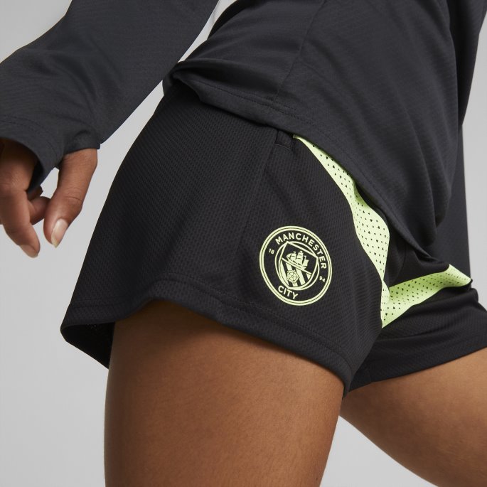 Puma På Salg Manchester City F.c. Fotball Treningsshorts Kvinner Black-fizzy Light