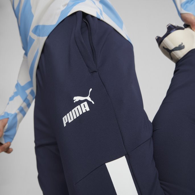 Puma På Salg Peacoat-white Manchester City F.c. Førkamp Fotballbukser Menn