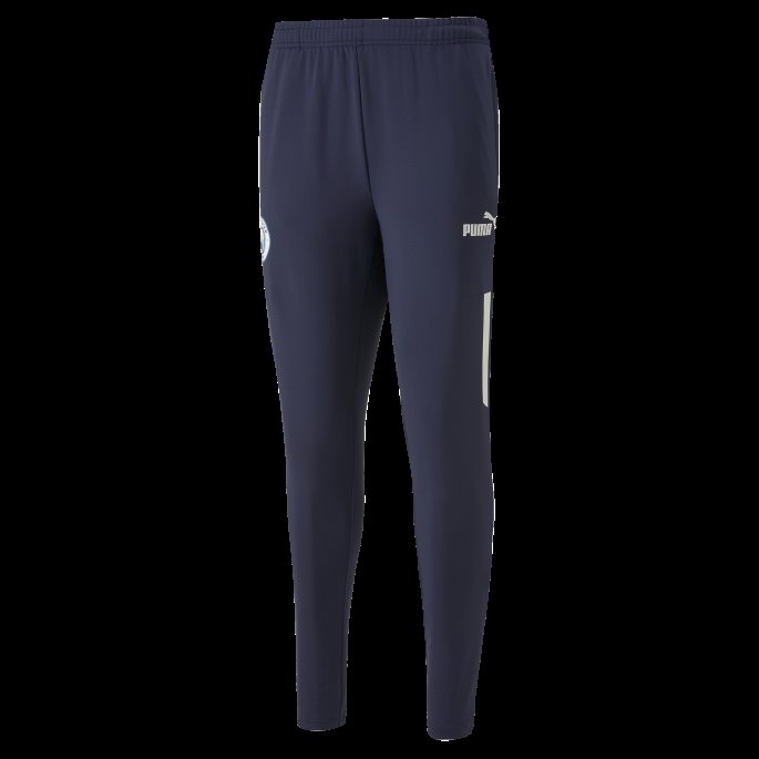 Puma På Salg Peacoat-white Manchester City F.c. Førkamp Fotballbukser Menn