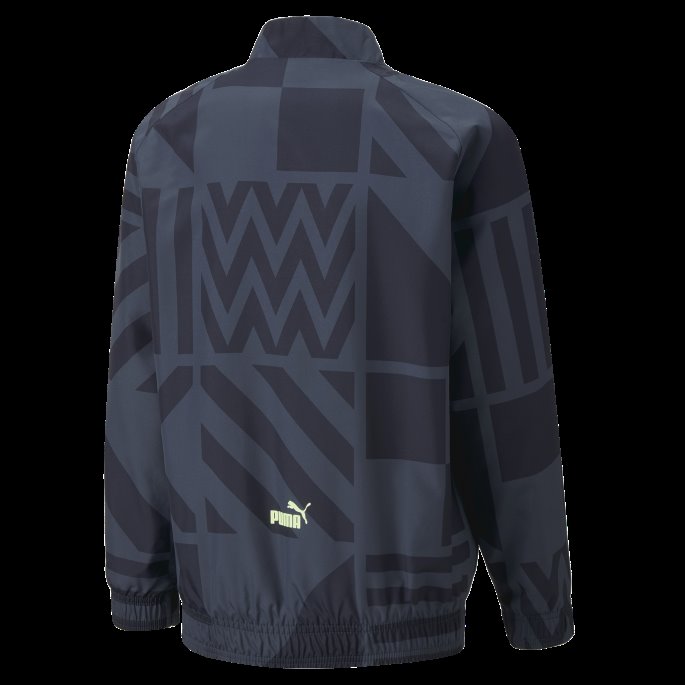 Manchester City F.c. Fotball Prematch Jakke Ungdom Parisian Night-fizzy Light Puma På Salg