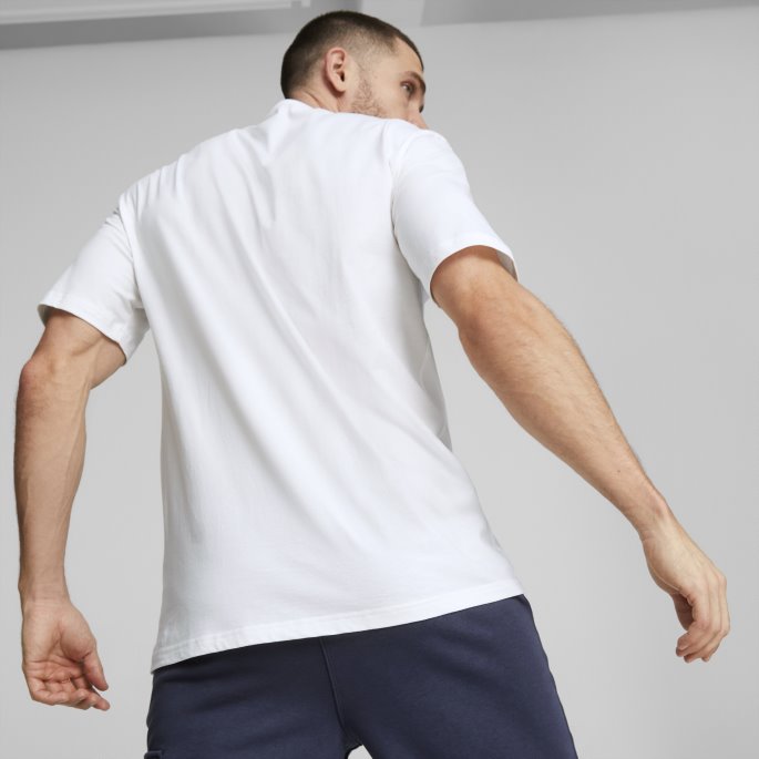 Puma På Salg White-team Lyseblå Manchester City F.c. Ftblculture Tee Menn