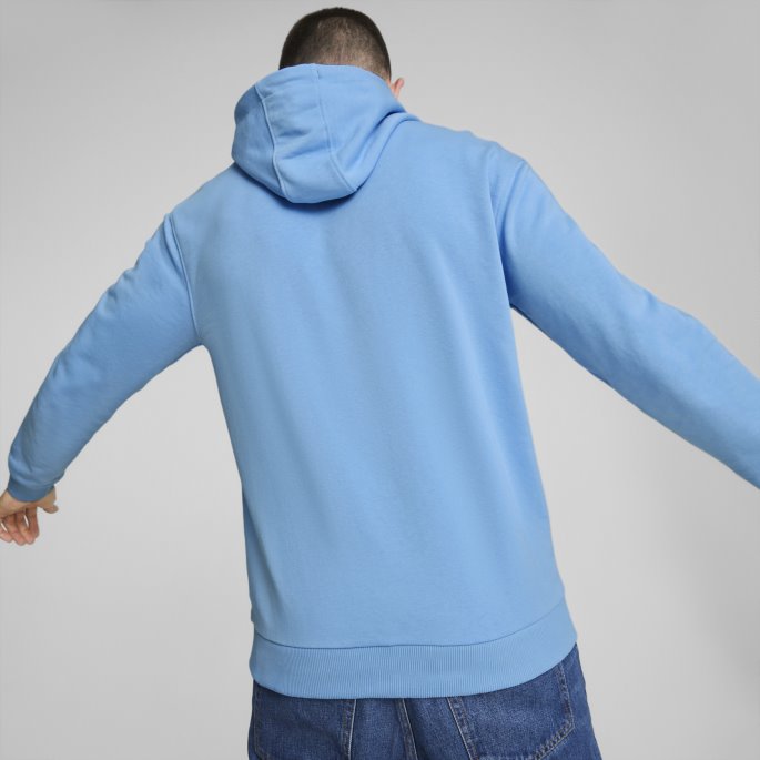 Puma På Salg Team Lys Blå-hvit Manchester City F.c. Ftblculture Hettegenser Menn