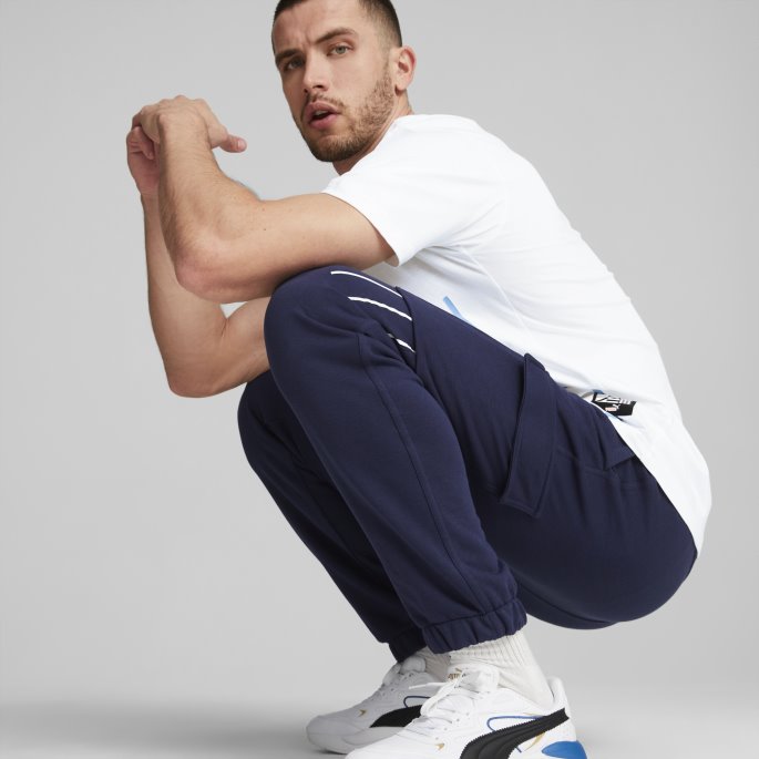 Manchester City F.c. Ftblculture Joggebukser Menn Peacoat-white Puma På Salg