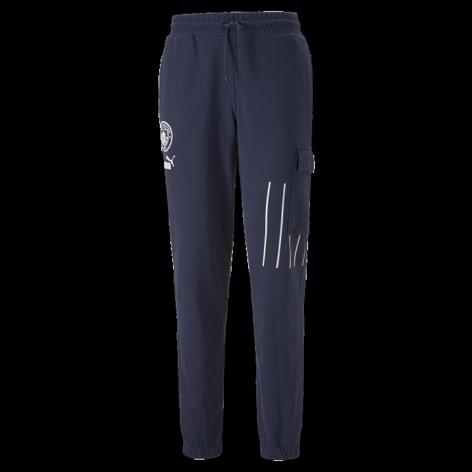 Manchester City F.c. Ftblculture Joggebukser Menn Peacoat-white Puma På Salg
