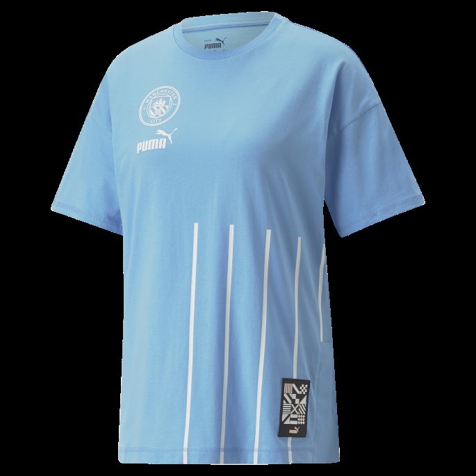Manchester City F.c. Ftblculture Tee Kvinner Puma På Salg Team Lys Blå-hvit