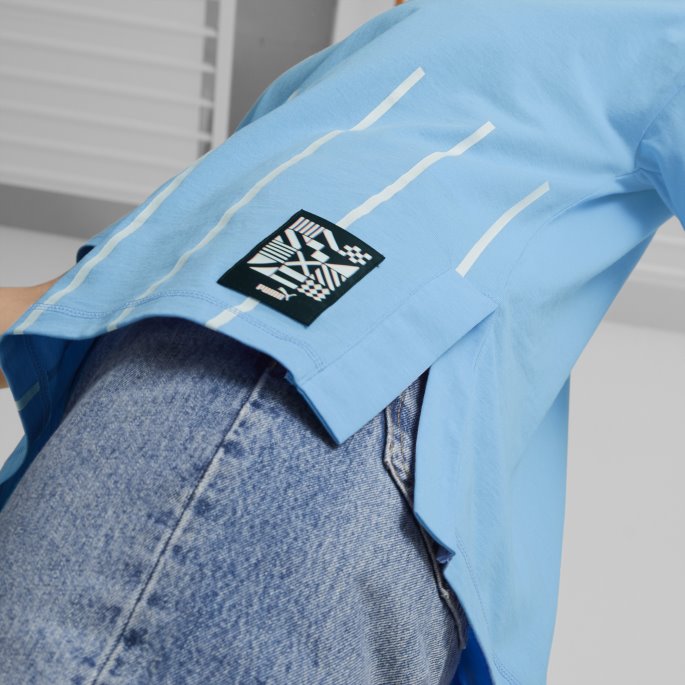 Manchester City F.c. Ftblculture Tee Kvinner Team Lys Blå-hvit Puma På Salg