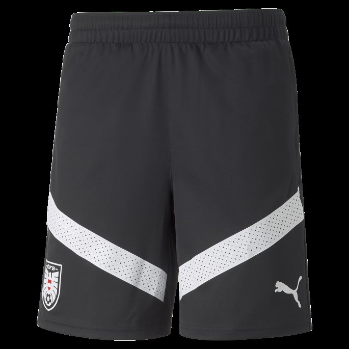 Svart-hvit Austria Fotball Treningshorts Menn Puma På Tilbud