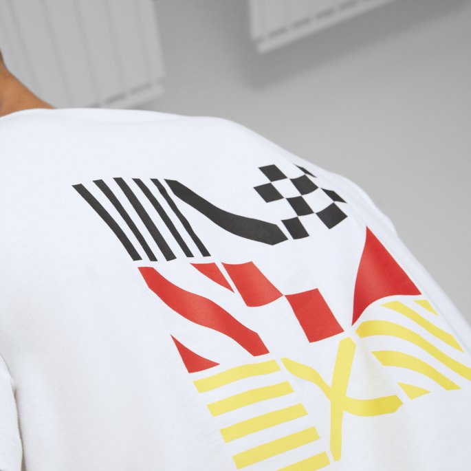 Hvit-svart Ftblcore Fan Tee Menn Puma På Salg