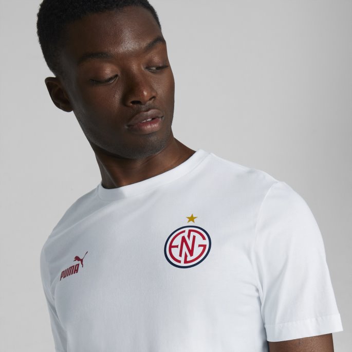 Ftblcore Fan Tee Menn Puma På Salg Hvit-rød