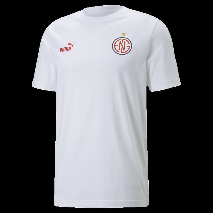 Ftblcore Fan Tee Menn Puma På Salg Hvit-rød