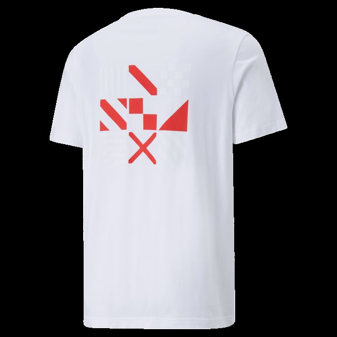 Ftblcore Fan Tee Menn Puma På Salg Hvit-rød