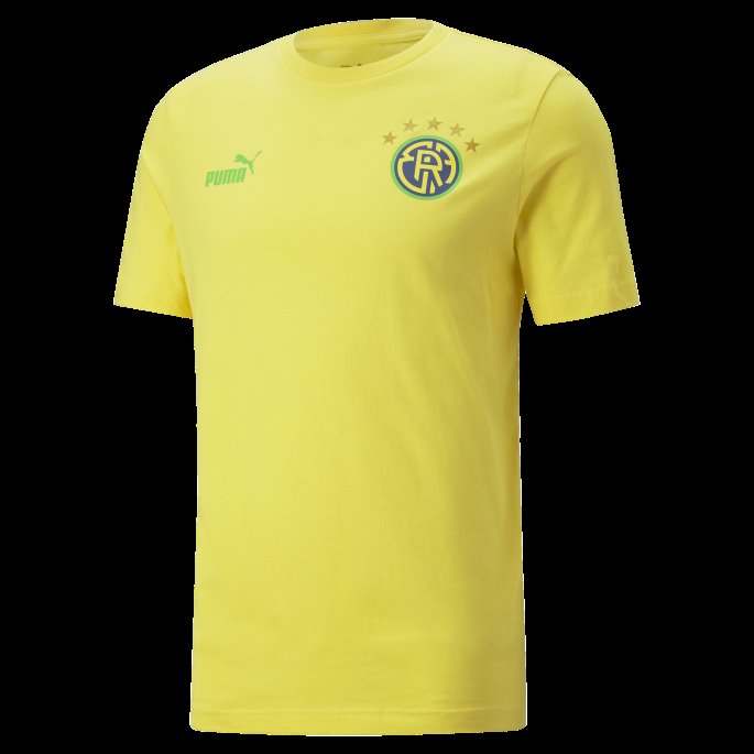 Puma På Tilbud Ftblcore Fan Tee Menn Løvetann-klassisk Grønn