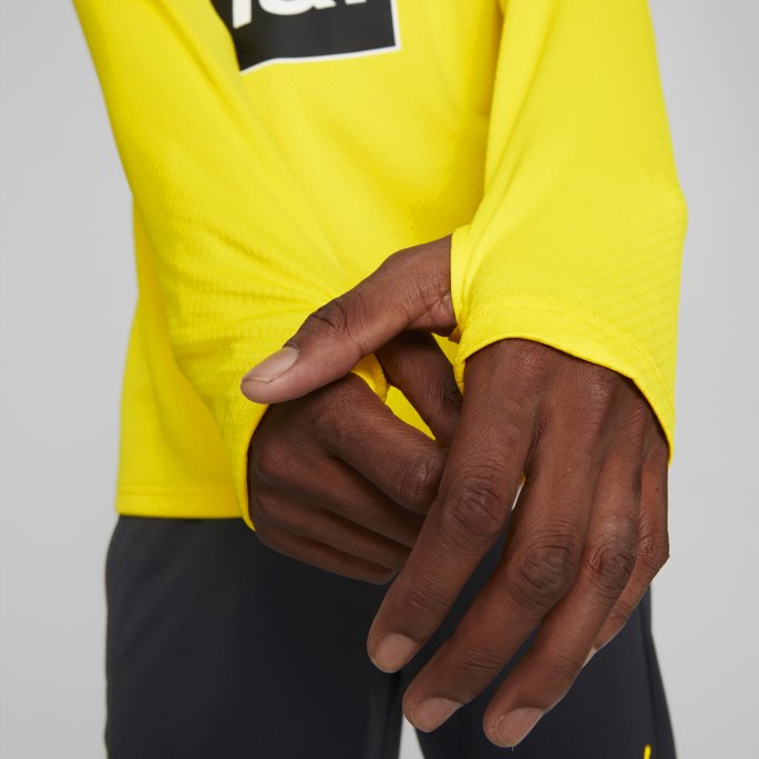 Borussia Dortmund Fotball Quarter-zip Trening Topp Menn Cyber Gul Puma På Salg
