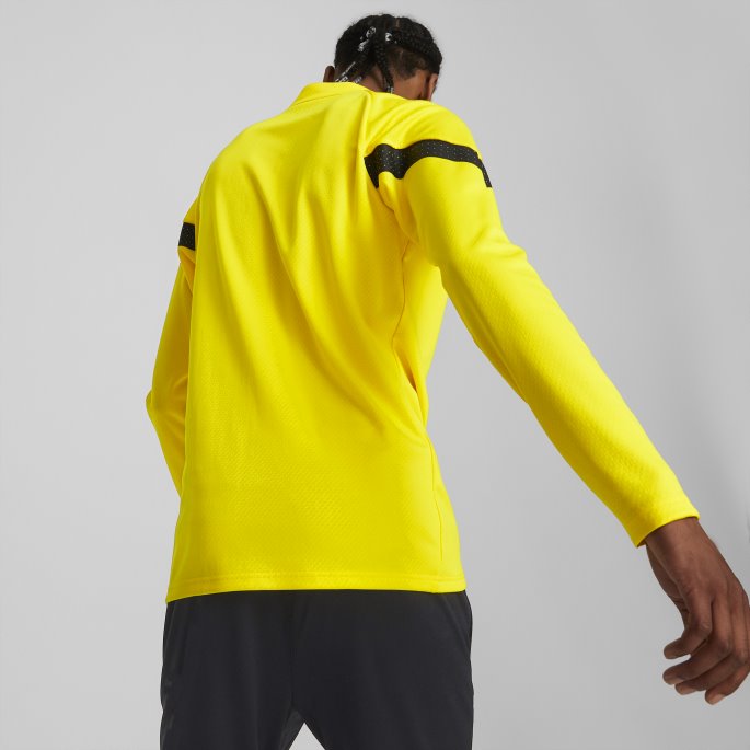 Borussia Dortmund Fotball Quarter-zip Trening Topp Menn Cyber Gul Puma På Salg