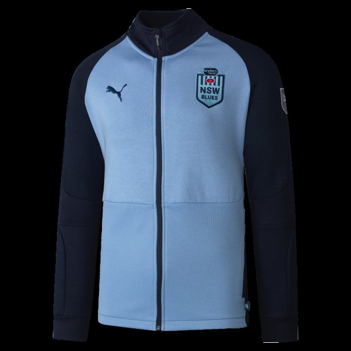 Puma På Tilbud Mørk Safir Nsw Blues Treningsjakke For Menn