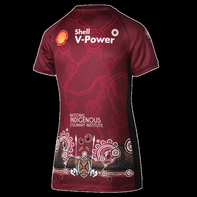 Puma På Tilbud Queensland Maroons Urfolksreplika Dametreningstrøye Beet Red-- Urfolk
