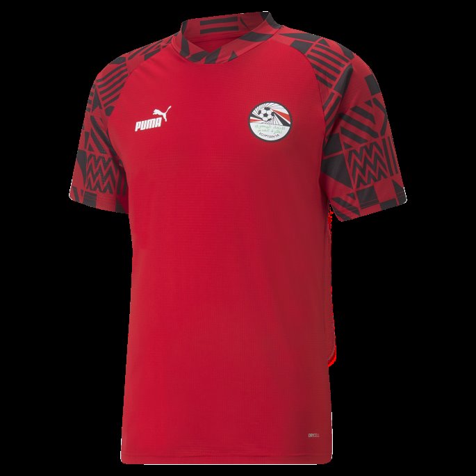 Puma På Tilbud Tango Rød -svart Egypt Fotball Førkamptrøye Herre
