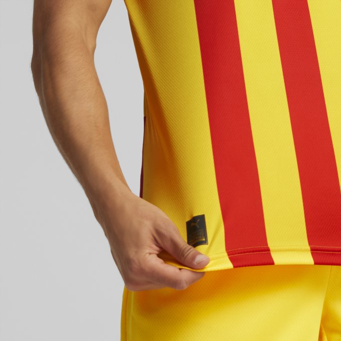Spectra Gul-høyrisiko Rød Puma På Salg Girona Fc Borte 22-23 Replica Jersey Herre