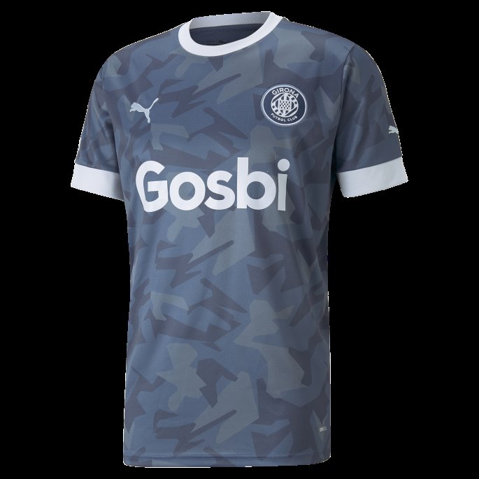 Puma På Salg Mørk Dongeri-heather Girona Fc Tredje 22-23 Replica Jersey Herre