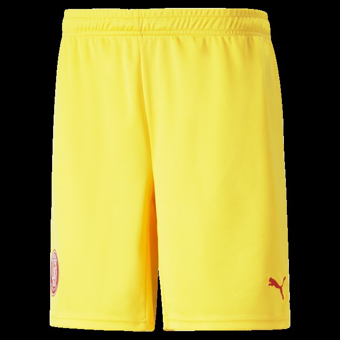 Girona Fc 22-23 Replica Shorts Herre Spectra Gul-høyrisiko Rød Puma På Salg