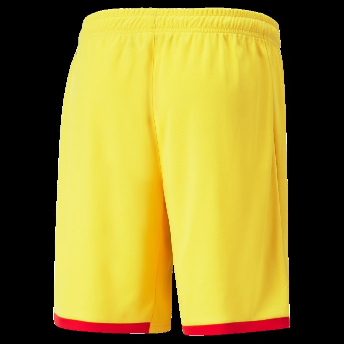 Girona Fc 22-23 Replica Shorts Herre Spectra Gul-høyrisiko Rød Puma På Salg
