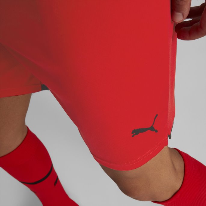 Puma På Tilbud Girona Fc 22-23 Replica Shorts Herre Rød-svart