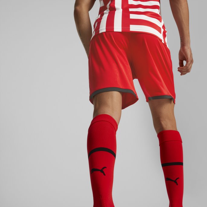 Puma På Tilbud Girona Fc 22-23 Replica Shorts Herre Rød-svart