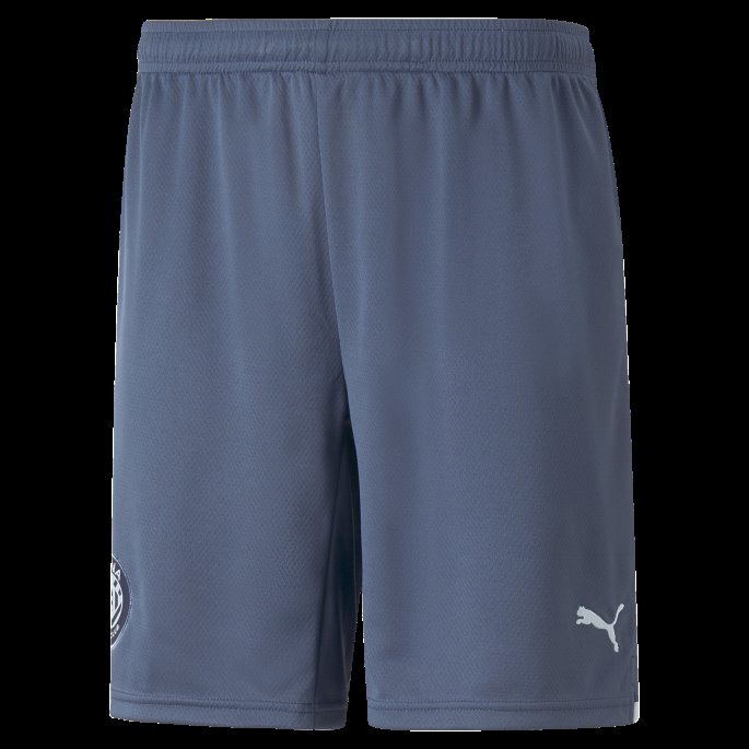 Mørk Denim-heather Girona Fc 22-23 Replica Shorts Menn Puma På Tilbud