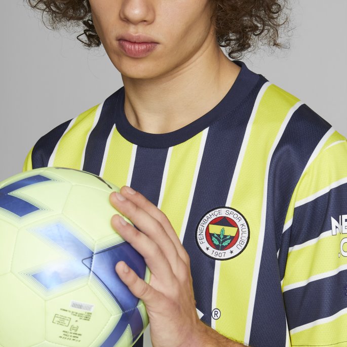 Puma På Salg Middelalderblå-flammende Gul Fenerbah E S.k. Hjemme 22-23 Replika Jersey Menn