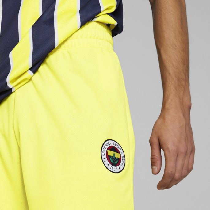 Flammende Gul-middelalderblå Fenerbah E S.k.22-23 Replica Shorts Menn Puma På Tilbud