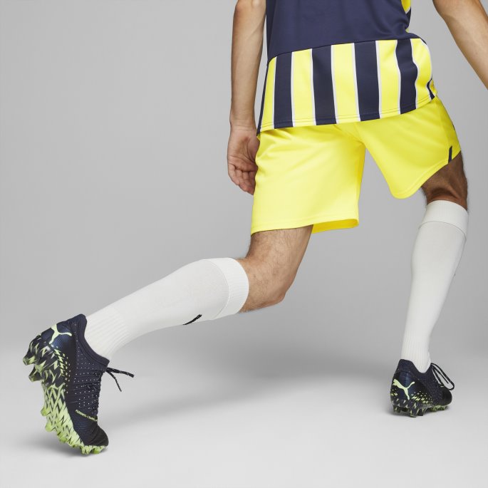 Flammende Gul-middelalderblå Fenerbah E S.k.22-23 Replica Shorts Menn Puma På Tilbud