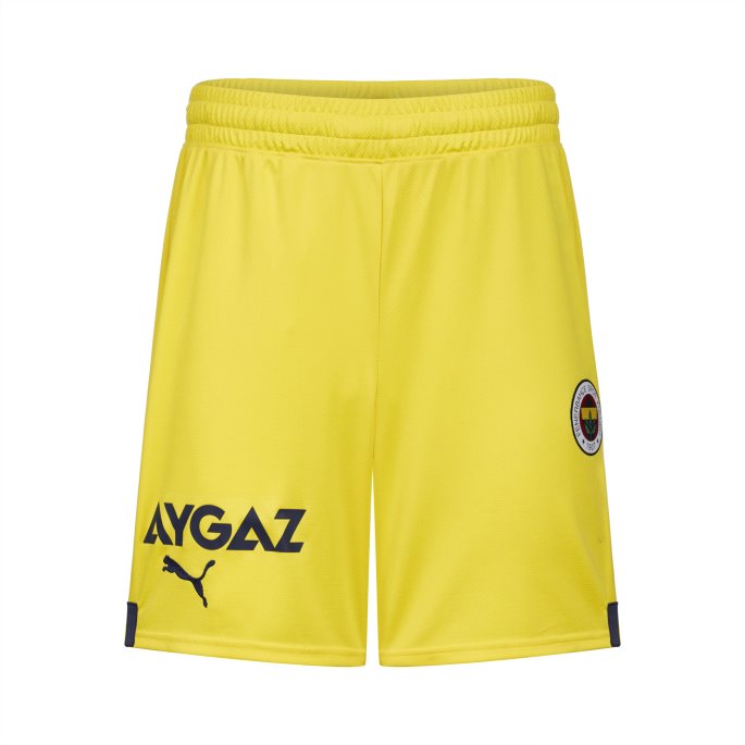 Flammende Gul-middelalderblå Fenerbah E S.k.22-23 Replica Shorts Menn Puma På Tilbud