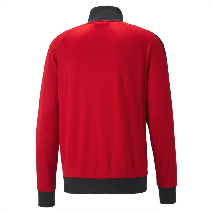 Puma På Tilbud Tango Rød -svart A.c. Milan Ftblheritage T7 Treningsjakke Herre