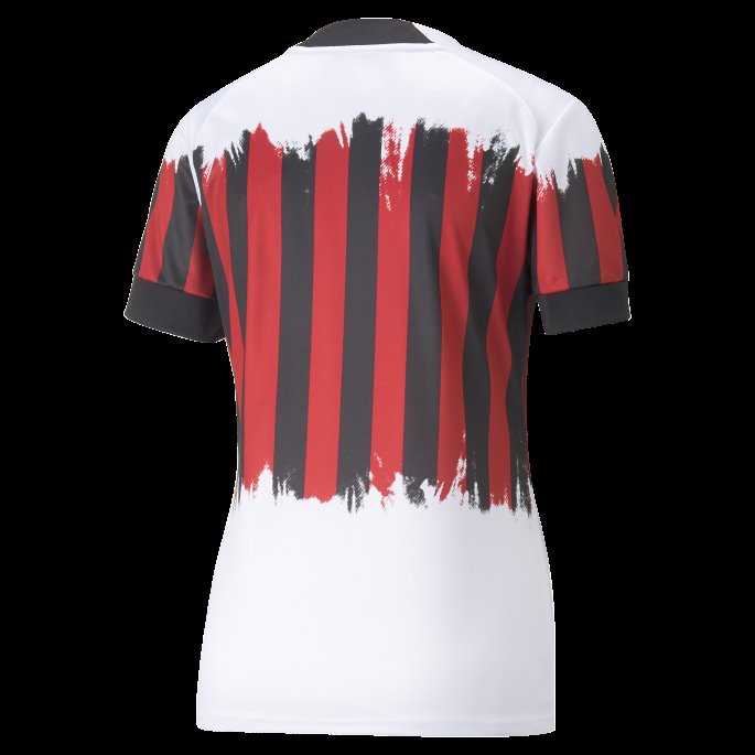 Hvit-tango Rød Puma På Salg A.c. Milan X Nemen Replica Fotballdrakt For Kvinner