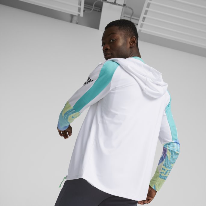 Puma På Salg Manchester City F.c. Esports Vevd Jakke Menn Hvit
