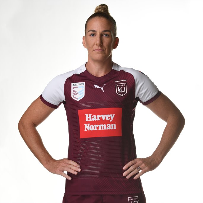 Puma På Salg Queensland Maroons Hn Replica Ungdomstrøye Beet Red-qrl