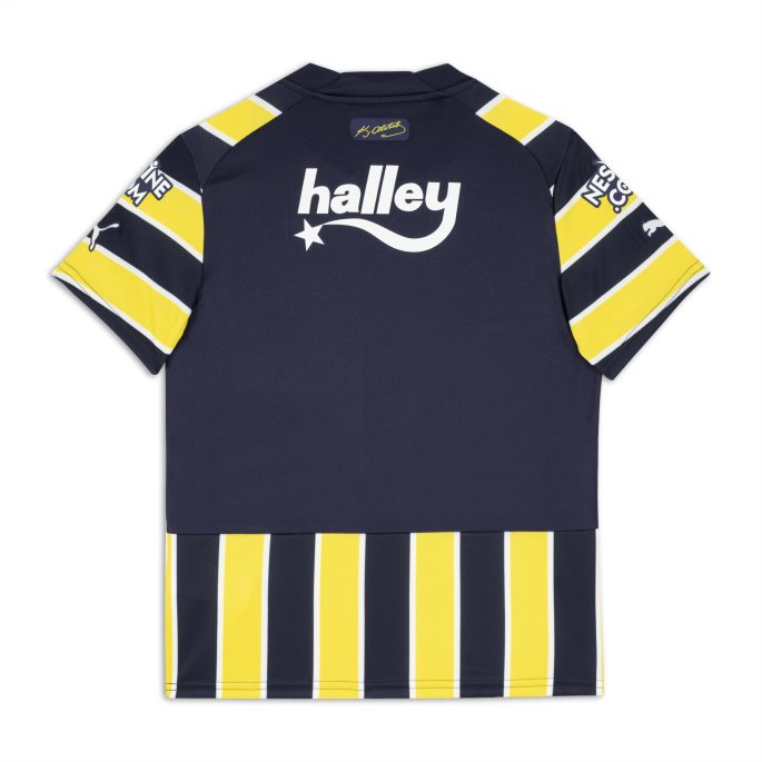 Puma På Salg Fenerbah E S.k. Hjemme 22-23 Replica Jersey Ungdom Middelalder Blå-flammende Gul