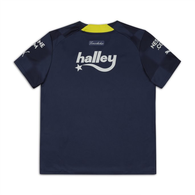 Puma På Salg Middelalderblå-sølv Fenerbah E S.k. Tredje 22-23 Replika Jersey Ungdom