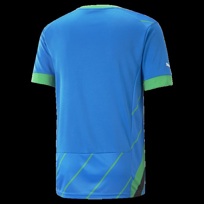 Oss. Sassuolo Calcio Tredje 22-23 Kopi Jersey Menn Elektrisk Blå Lemonade-grønn Bi Puma På Salg