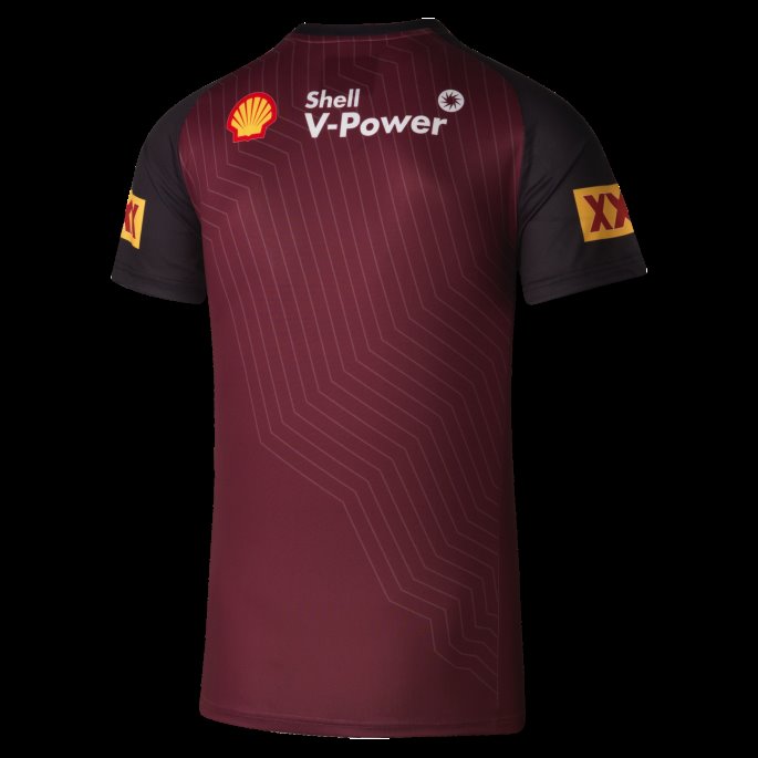 Queensland Maroons Replica Training Tee Burgunder-qrl Puma På Salg