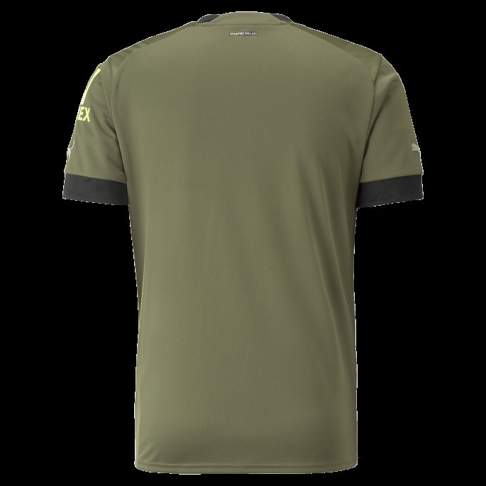 A.c. Milan Tredje 22-23 Replica Jersey Med Scudetto Menn Mørkegrønn Mose-spring Moss Puma På Salg