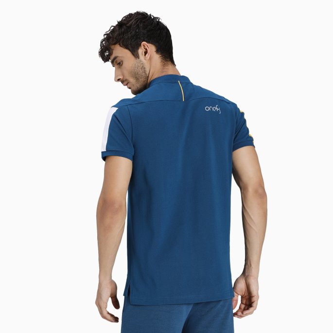 Intens Blå One8 Virat Kohli Stilisert Polo Puma For Menn På Salg