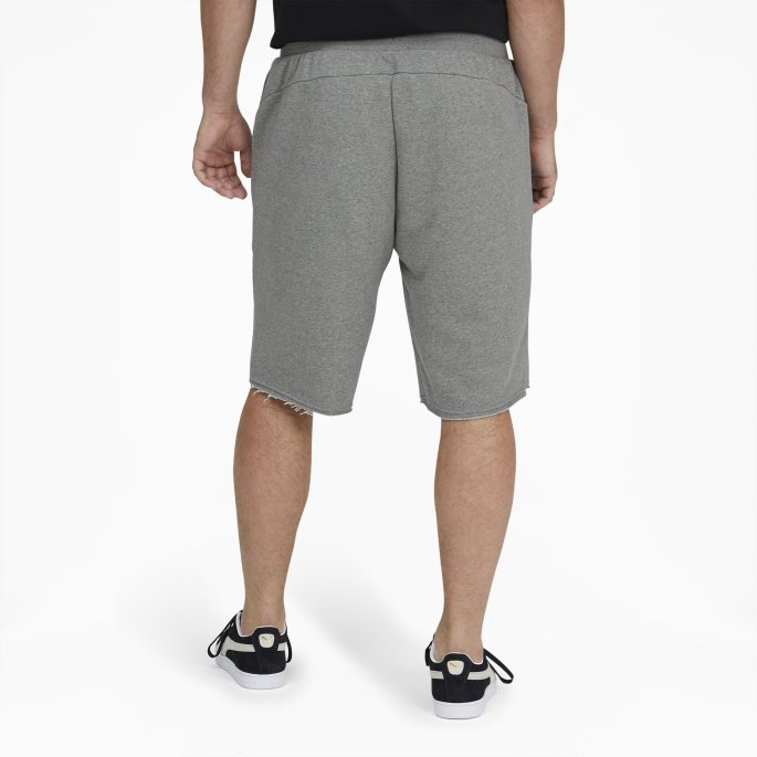 Essentials+ Herre Shorts 12" Bt Mellomgrå Lyngsvart Puma På Tilbud