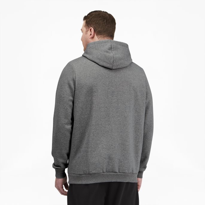 Essentials Stor Logo Hettegenser For Menn Bt Mellomgrå Lyng Puma På Salg