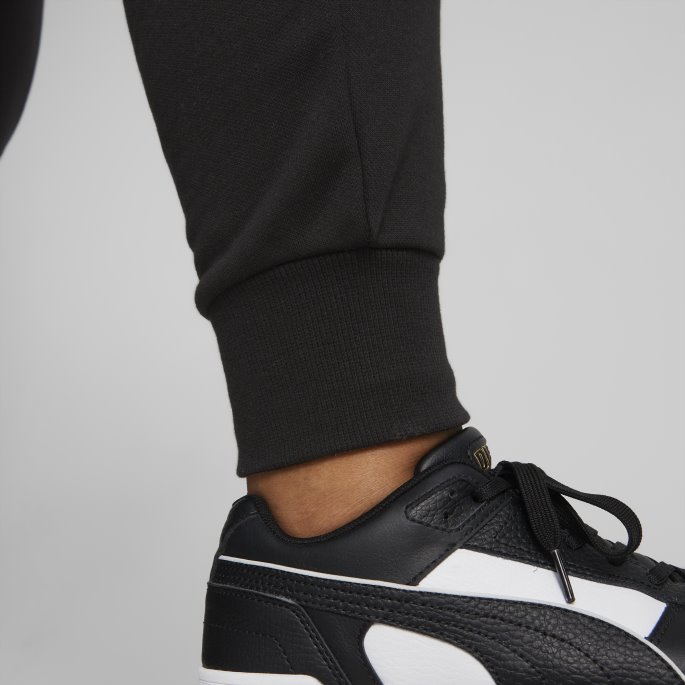 Puma På Tilbud Essentials Fl Dame Joggebukser Bomull Svart-hvit