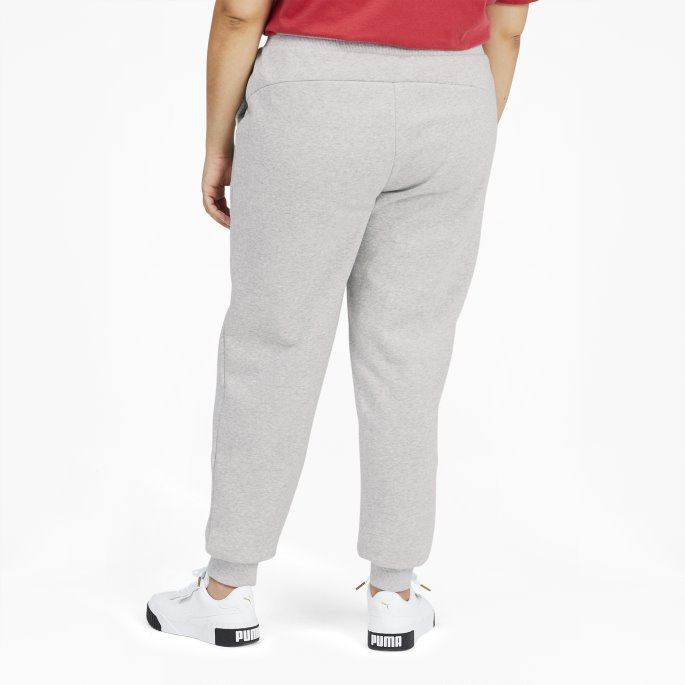 Essentials Fl Dame Joggebukse Lys Grå Lyngsvart Puma På Tilbud