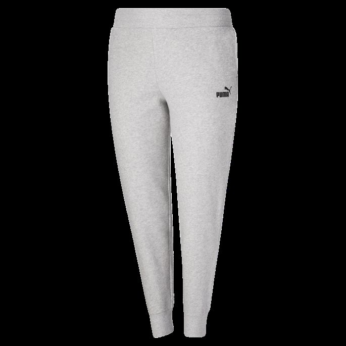 Essentials Fl Dame Joggebukse Lys Grå Lyngsvart Puma På Tilbud